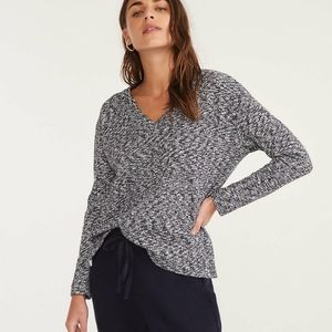 Marled Blue and White Lou & Grey Top